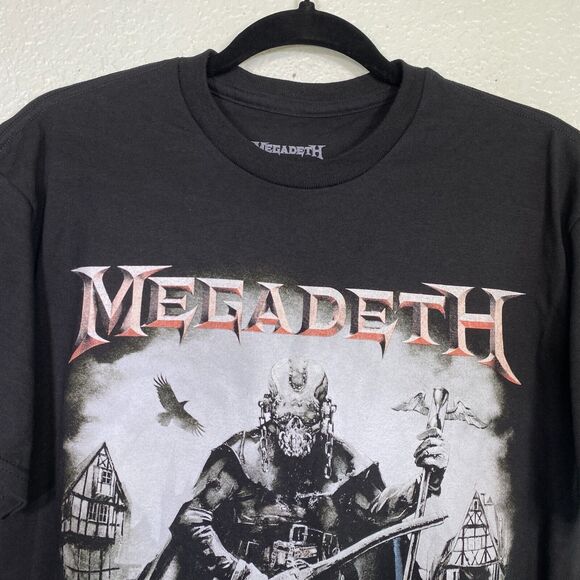 Megadeath Shirt Mens Medium Crush the World Tour 2023 Official Merch Graphic Tee - Picture 3 of 9